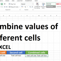 How to combine multiple cells in excel - The Engineering Mindset