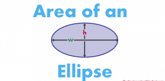 area of an Ellipse