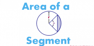 Area of a segment