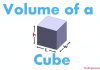 volume of a cube