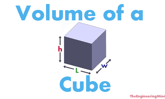 volume of a cube