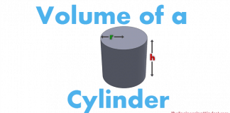 Volume of a cyclinder