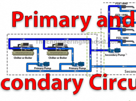 Primary and Secondary circuits in centralised hvac systems