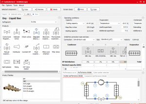 Coolselector 2 Danfoss components in series