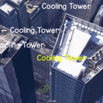 cooling towers on large comercial buildings