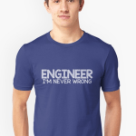 never wrong t-shirt