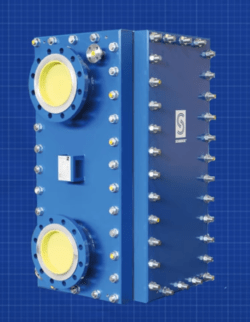 welded plate and frame heat exchanger