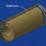 Filter drier solid core