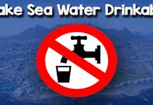 Make sea water drinkable