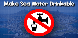 Make sea water drinkable