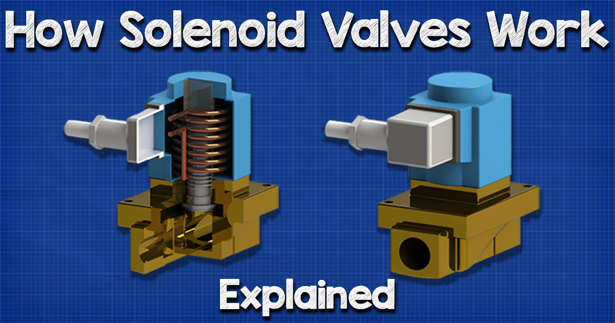 Cara Kerja Solenoid Valve Solenoid Selenoid Prinsip Pengertian Kontrol