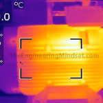 Induction-motor-heat-thermal-image