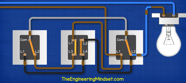 Intermediate Switch Lighting Circuits