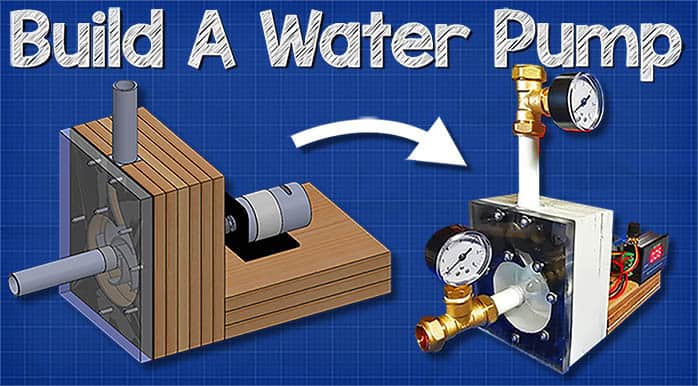 DIY Centrifugal Pump - How to make a pump from wood - The