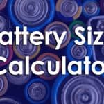 Battery calculator
