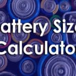 battery size calculator