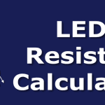 Single LED resistor calculator tw