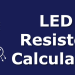 Single LED resistor calculator ws