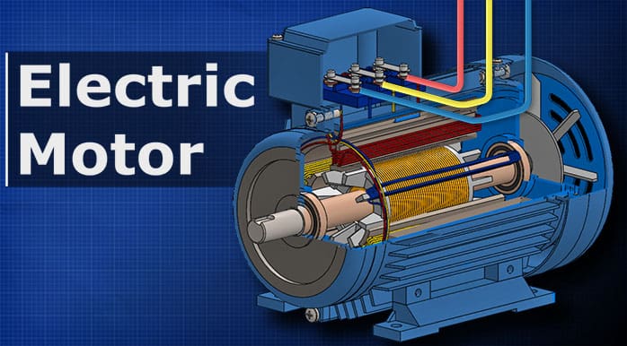 how a simple electric motor works